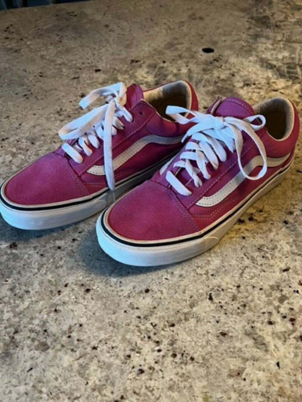 Pink Vans Shoes ~ women's 8 ~ only worn once!